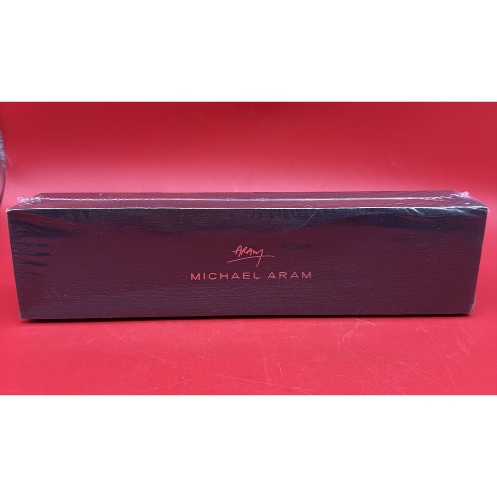 Rare Michael Aram Gold Orchid Small Lock Spring Tongs Original Box Sealed
